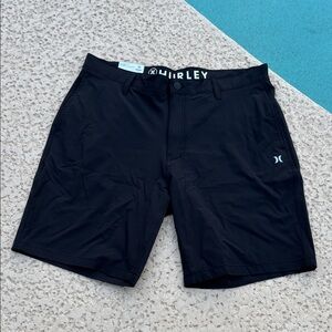NWT Hurley All Day Hybrid Shorts in Black. Men's 36 Classic skater/street style!